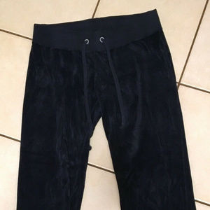 Juicy Couture Dark Navy Velour Sweatpants Joggers